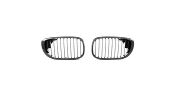 Grill sportowy pojedyncze żeberka Gloss Black BMW 3 E46 Facelift 2003-2006