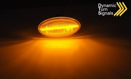 Kierunkowskazy boczne smoke Led. Peugeot 107 206 307 Citroen C1 C2 C3 C4