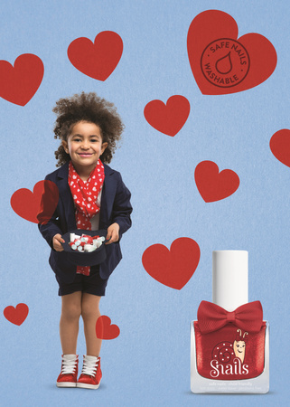 Lakier do paznokci dla dzieci Snails - Love is...