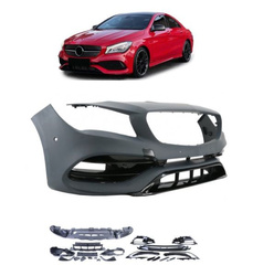 ZDERZAK MERCEDES CLA C118 X118 13-19 LOOK AMG A45