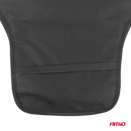 Mata na siedzenie fotel koralikowa czarna koraliki do samochodu 45x120cm CSM-16 AMIO-04429