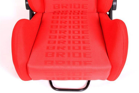 Fotel sportowy K700 Welur Bride Red