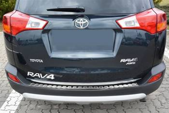 TOYOTA RAV4 4 Nakładka (listwa) ochronna na zderzak tylny