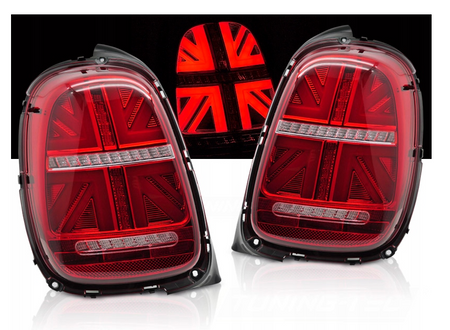 Światła tylne led czerwony biały seq pasuje do Mini Cooper F55 F56 F57 14-17 6-pin