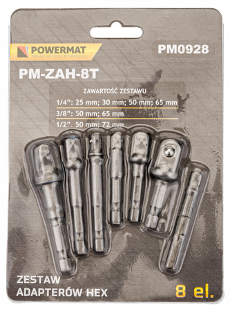 ZESTAW 8 ADAPTERÓW PM-ZAH-8T