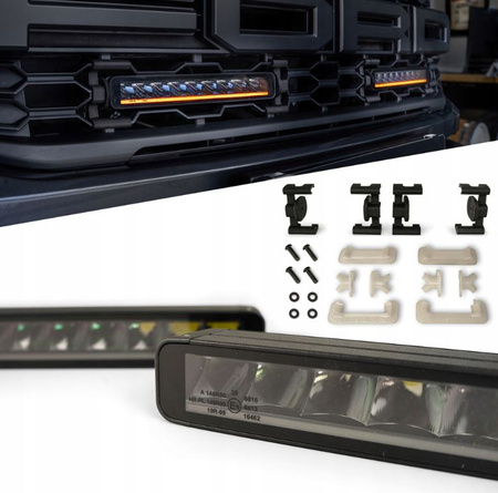 LED BAR Zestaw lamp oświetlenie LED w grill do FORD RANGER IV 2022-