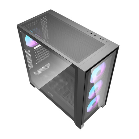 Obudowa komputerowa Darkflash DRX90 glass (czarny)