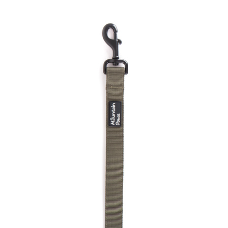 Bardzo wytrzymała smycz dla psa Mountain Paws - 115 cm Olive