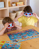 Puzzle z magicznymi okularami Apli Kids - Plaża 4+