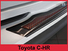 Nakładka na zderzak tylny do Toyota CH-R Carbon+Stal