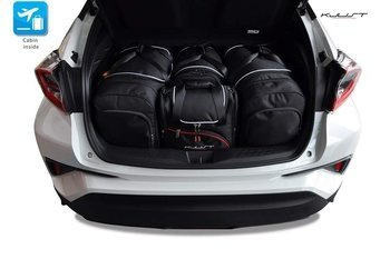 TOYOTA C-HR 2016+ TORBY DO BAGAŻNIKA 4 SZT