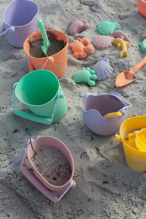 Silikonowe Sitko do piasku Scrunch - Ciemny Szary