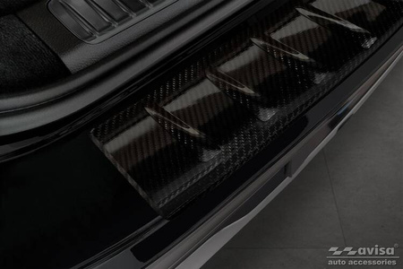 Nakładka na zderzak tylny do Mercedes EQS (Carbon Fiber)