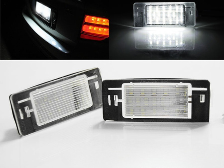 Lampki rejestracji Opel Vectra C Kombi 02-08 LED