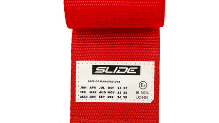 Pasy sportowe Slide V2 Czerwone 4P 3" E4