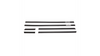 Listwy boczne czarne zestaw 6 sztuk BMW 5 E39 1995-2003