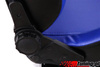 Fotel sportowy MONZA+ Skóra Blue