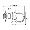 Uchwyt na motor skuter Opti-Belt Lampa DUO LOCK