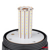 Lampa ostrzegawcza błyskowa kogut 80 LED magnes R10 12V 24V W14M AMIO-01503