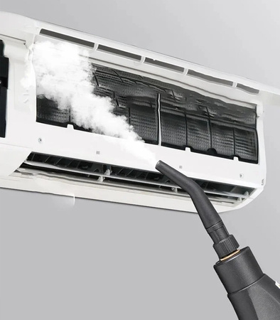 MYJKA PAROWA 1500 W BIAŁA PAROWNICA CZYŚCIK URZĄDZENIE CZYSZCZĄCE ZASILANE DO MYCIA CZYSZCZENIA KUCHNI ŁAZIENKI RÓŻNYCH POWIERZCHNI