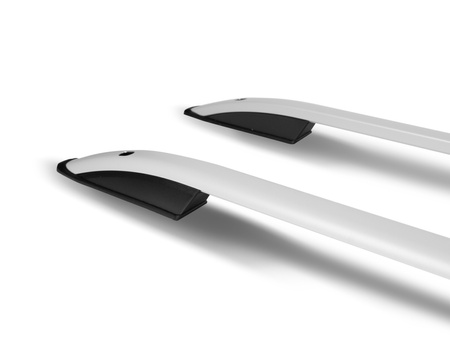 Relingi dachowe Nissan Primastar I X83 L1 | SWB 2002-2015 Srebrny SHORT