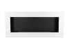 Biokominek wiszący 900x400 Box biały strukturalny mat