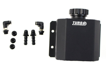 Oil catch tank grodziowy 1L 10mm TurboWorks Black