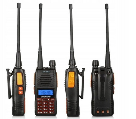 WALKIE TALKIE GT-5 HT 5W BAOFENG KRÓTKOFALÓWKA