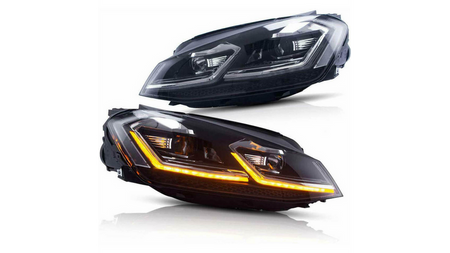 Zestaw Lamp Halogenowych Chrome VW GOLF VII przed liftem 2013-2017
