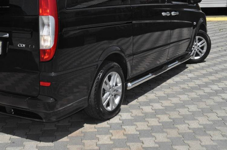 Stopnie boczne progi rury Volkswagen T5 T6 SHORT