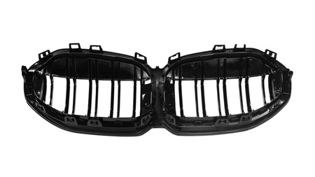 Grill sportowy podwójne żeberka Gloss Black BMW 1 F40 2019-obecnie