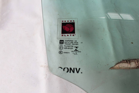 Szyba pasażera Camaro SS 2016+ cabrio