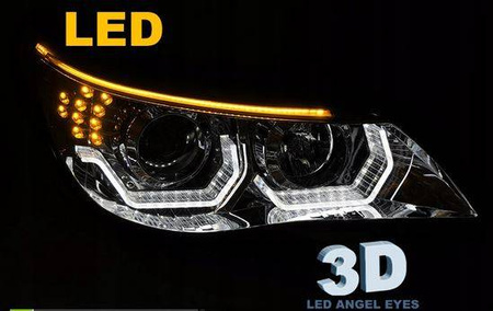 Lampy reflektory led chrome do Bmw E60 E61 03-07