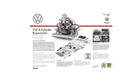 Model silnika do składania VW 4 CYLINDROWY SILNIK BOXER 2 W 1