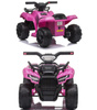 QUAD NA AKUMULATOR MOTOR TERENOWY LED MP3 USB KLAKSON