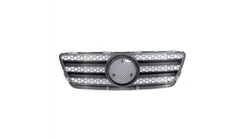 Grill sportowy Chrome & Silver MERCEDES E-Class W210 S210 Facelift 1999-2002