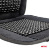 Mata na siedzenie fotel koralikowa czarna koraliki do samochodu 45x120cm CSM-16 AMIO-04429