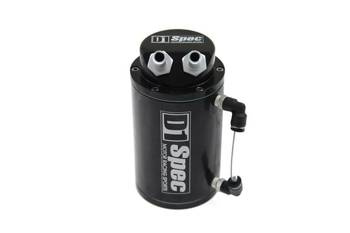 Oil catch tank 0.7L 9mm D1Spec Black