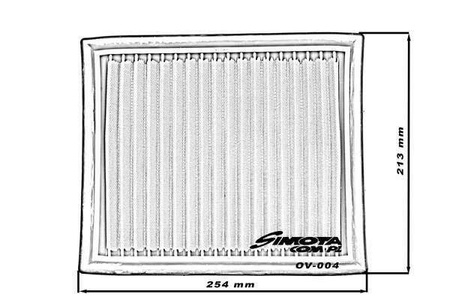 Wkładka SIMOTA OV004 254X213mm
