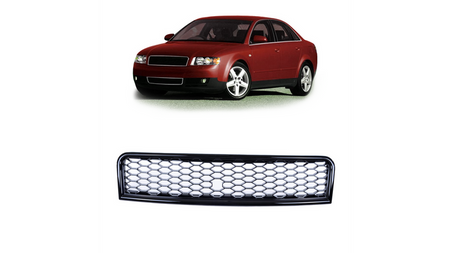 Grill sportowy Gloss Black AUDI A4 B6 2000-2004