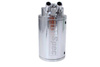 Oil catch tank 0.7L 9mm / 15mm D1Spec Silver + Filtr