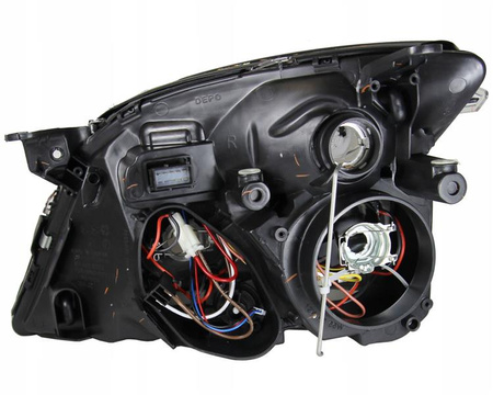 Reflektory lampy przednie Opel Vectra C Depo Angel Eyes