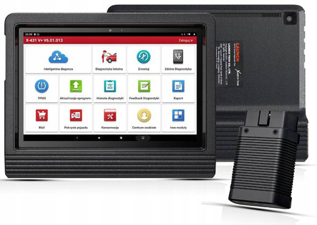 Launch X431 V+ 10" Profesjonalny Tester 2 lata