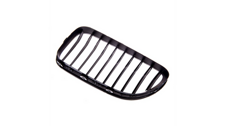 Grill sportowy pojedyncze żeberka Matt Black  BMW 6 (F13) Coupe (F12) Cabrio (F06) Gran Coupe 2011-2018