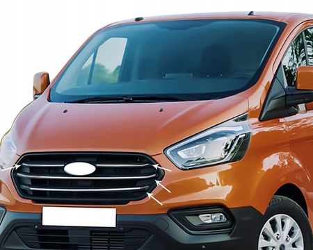 Listwy atrapy przedniej Ford Tourneo Custom FL 2018-2023