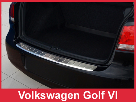 Nakładka na zderzak tylny do Volkswagen Golf 6 (Stal)