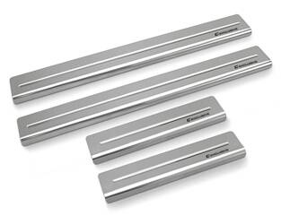 Progi Long Line Honda  Jazz III Hatchback 5 2015-2017 - Połysk