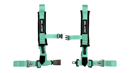 Pasy sportowe Slide V2 Miętowe 4P 2" E4