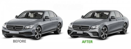 Zderzak przedni SPORT PDC do Mercedes W213 16-18