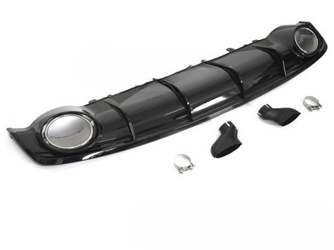 Dyfuzor Zderzaka Tył Audi A7 C7 (2014-2018) – Sport Style Czarny Połysk